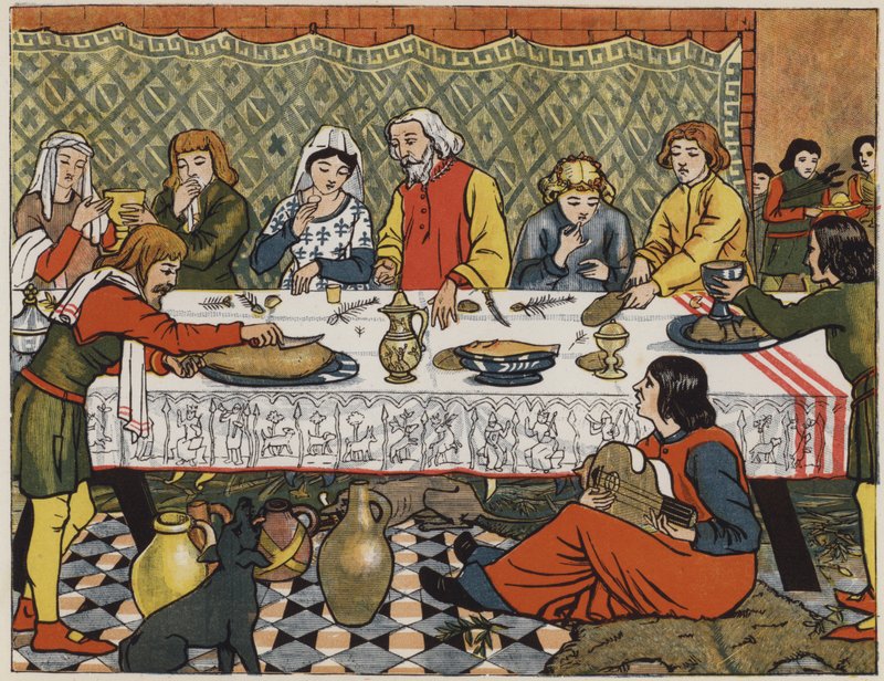 Cena medieval de Unbekannt Unbekannt