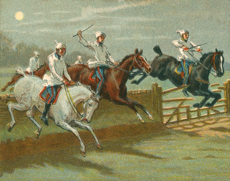 Carreras Históricas y Modernas, La Primera Carrera de Obstáculos Registrada, Con Disculpas a H Alken de Unbekannt Unbekannt
