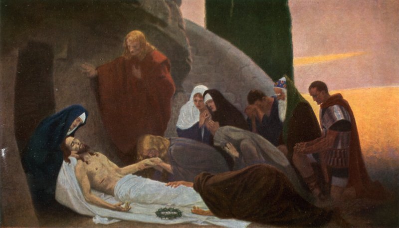 El entierro de Jesús de Unbekannt Unbekannt
