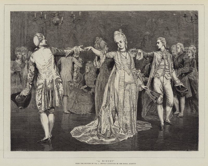 Un Minué de Valentine Cameron Prinsep