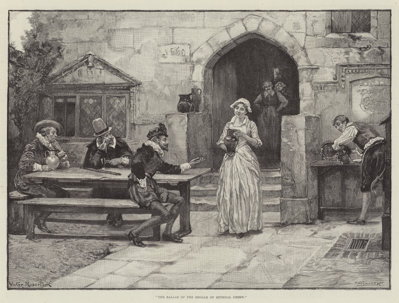 La Balada del Mendigo de Bethnal Green de Victor John Robertson