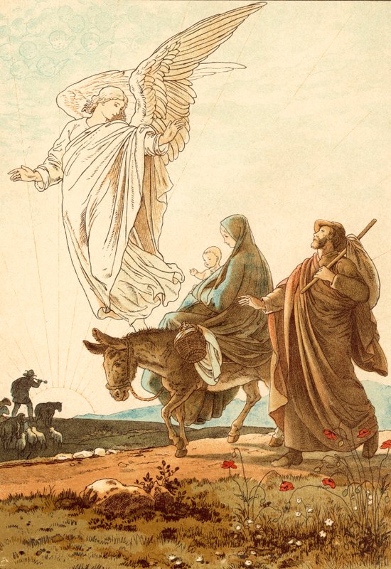 La huida a Egipto de Victor Paul Mohn