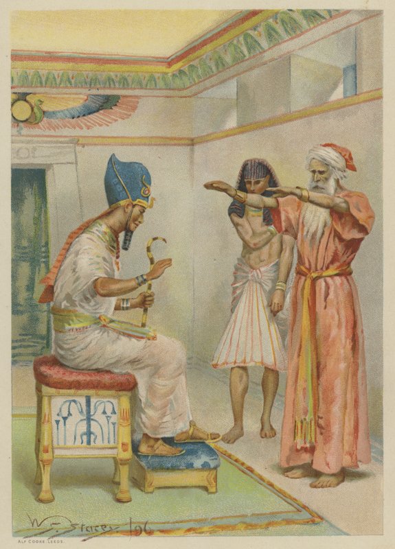 Jacob bendiciendo a Faraón de W.S. Stacey