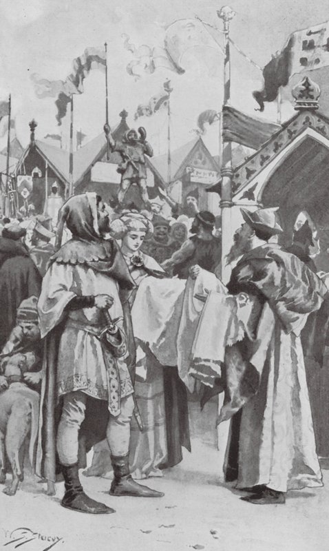 Los Humores de la Feria de Stourbridge en los Viejos Tiempos (litografía) de W.S. Stacey