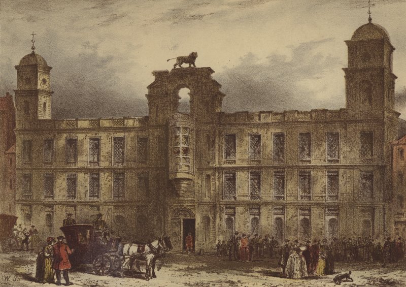 Northumberland House, Strand (cromolitografía) de Waldo Sargeant