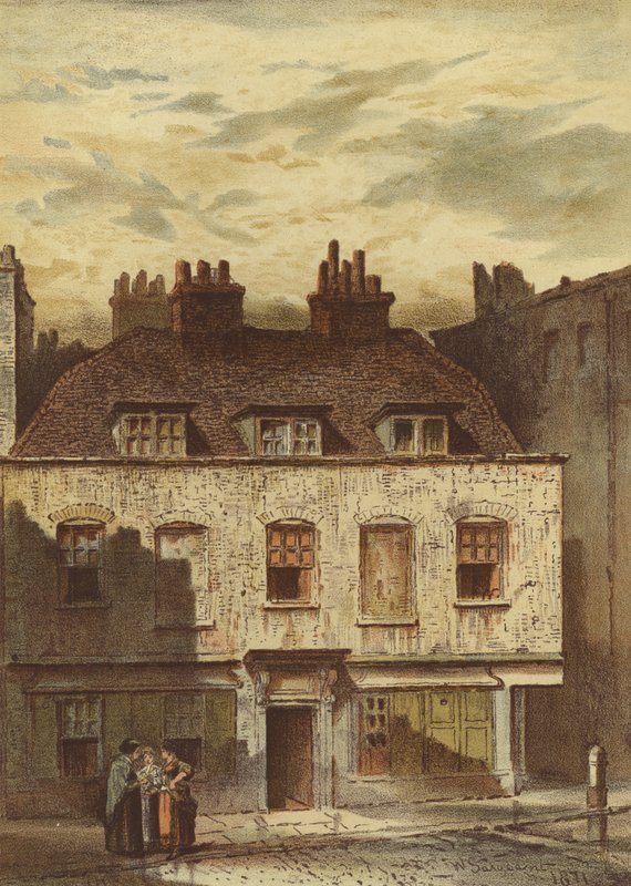 Casas antiguas, Dyott Street, Bloomsbury de Waldo Sargeant