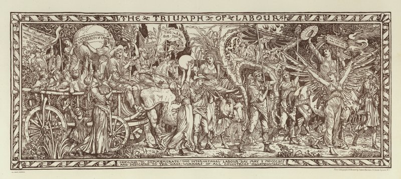 El triunfo del trabajo de Walter Crane