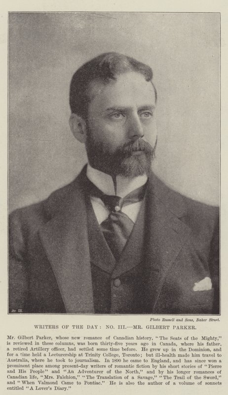 Escritores del día, Sr. Gilbert Parker de Walter Crane