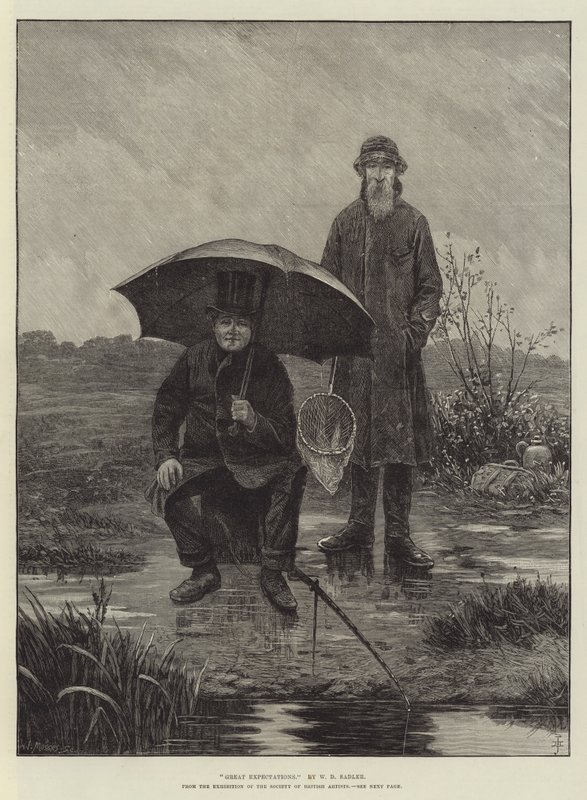 Grandes expectativas, de la exposición de la Sociedad de Artistas Británicos de Walter Dendy Sadler