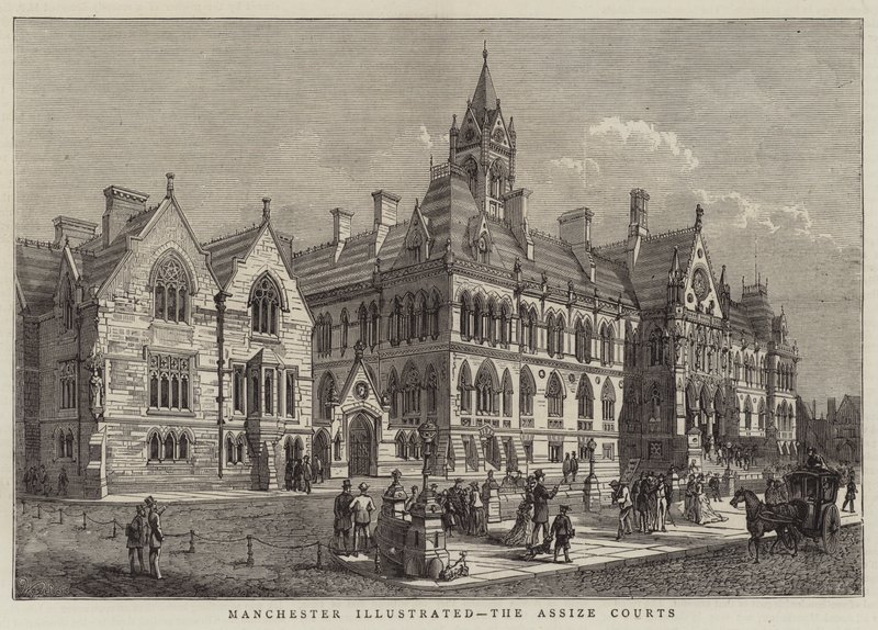 Manchester Ilustrado, los Tribunales de Asize de Walter Granville Smith