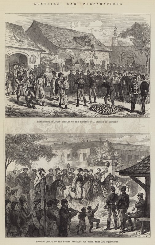 Preparativos de guerra austriacos de Walter Paget