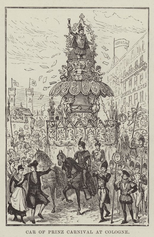 Carro del Príncipe Carnaval en Colonia de Walter Paget