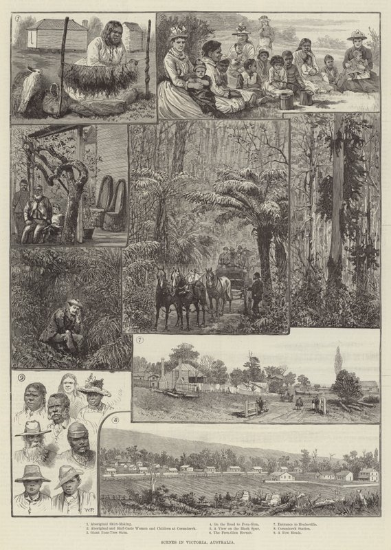 Escenas en Victoria, Australia de Walter Paget