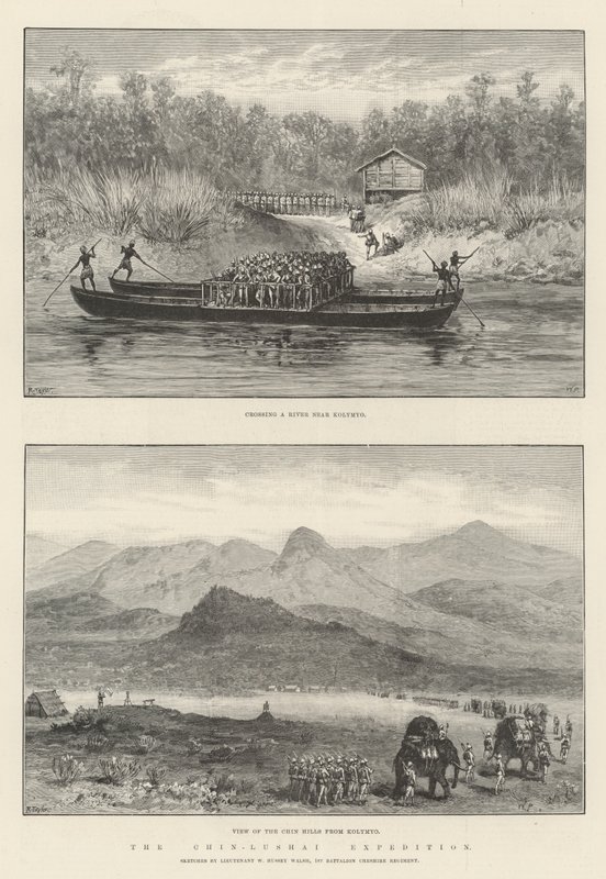 La expedición Chin-Lushai de Walter Paget