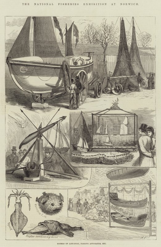La Exposición Nacional de Pesca en Norwich de Walter Paget