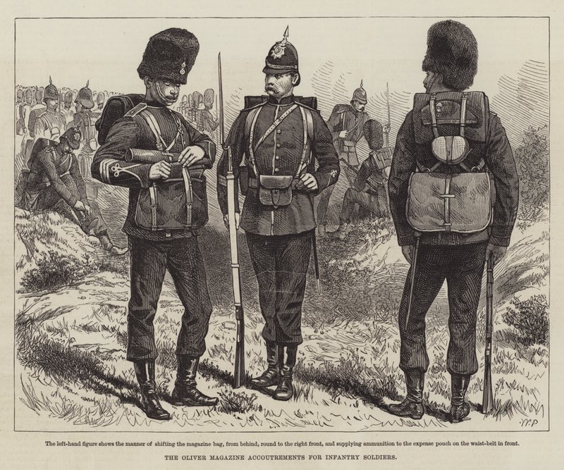 Los Equipos de Revista Oliver para Soldados de Infantería de Walter Paget