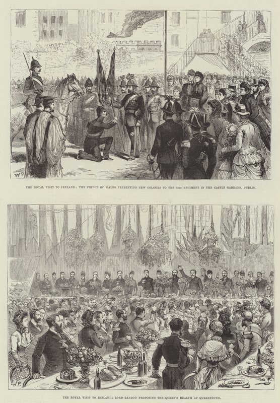 La visita real a Irlanda de Walter Paget