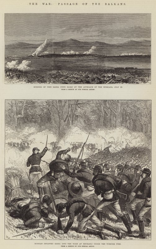La Guerra, Paso de los Balcanes de Walter Paget