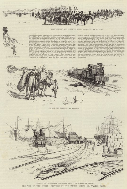 La guerra en Sudán de Walter Paget