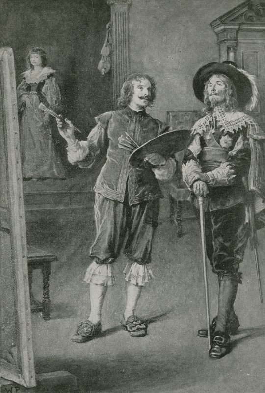 Charles Stuart en la casa de van Dyck de Walter Stanley Paget