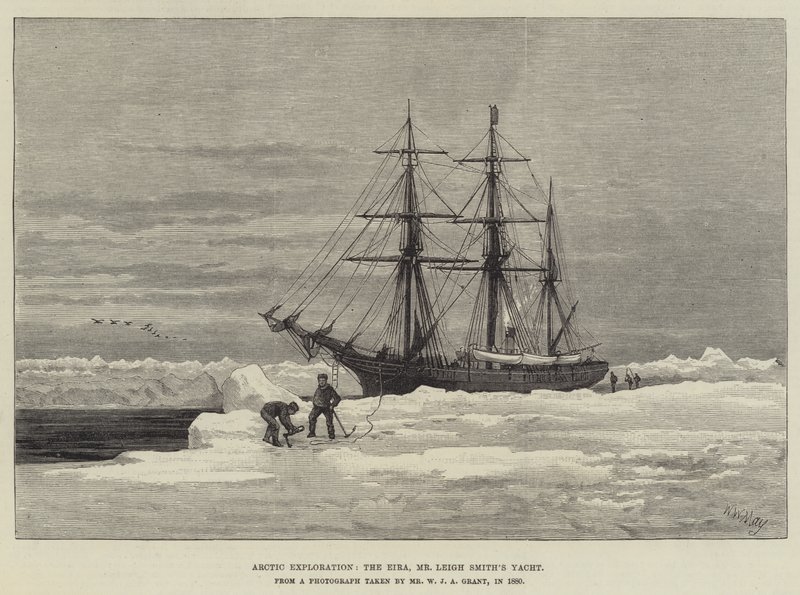 Exploración Ártica, el Eira, el Yate del Sr. Leigh Smith de Walter William May