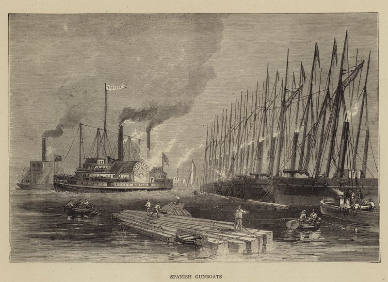 Cañoneras españolas de Walter William May