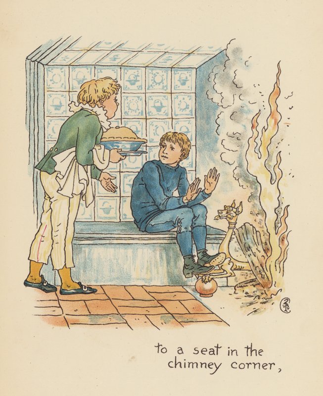 Ilustración de Leyendas para Lionel de Walter Crane (litografía en color) de Walter (after) Crane