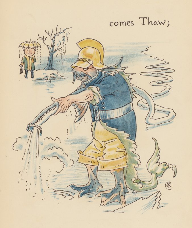 Ilustración de Leyendas para Lionel de Walter Crane (litografía en color) de Walter (after) Crane