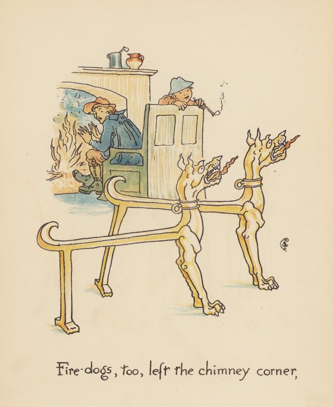 Ilustración de Leyendas para Lionel de Walter Crane (litografía en color) de Walter (after) Crane