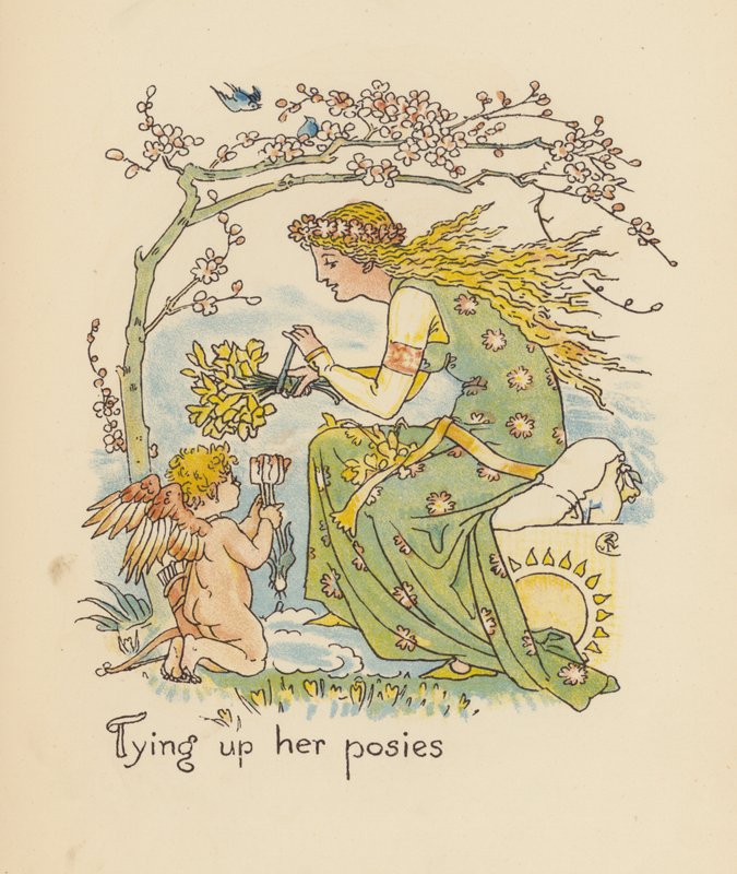 Ilustración de Leyendas para Lionel de Walter Crane (litografía en color) de Walter (after) Crane