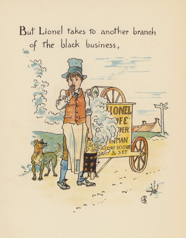 Ilustración de Leyendas para Lionel de Walter Crane (litografía en color) de Walter (after) Crane