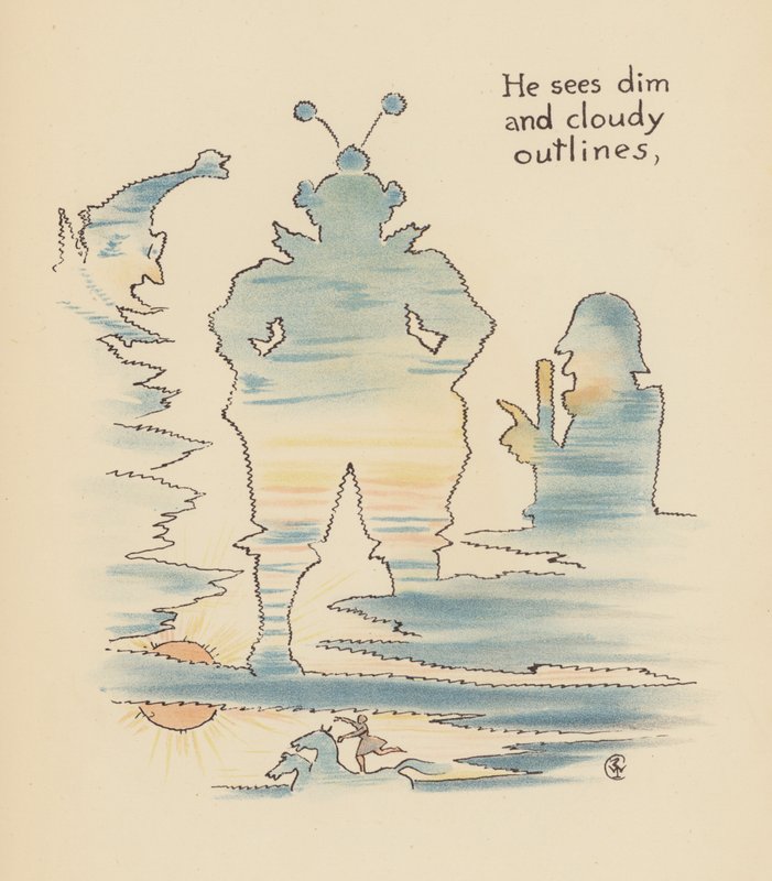 Ilustración de Leyendas para Lionel de Walter Crane (litografía en color) de Walter (after) Crane