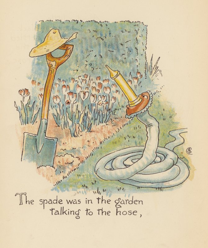 Ilustración de Leyendas para Lionel de Walter Crane (litografía en color) de Walter (after) Crane
