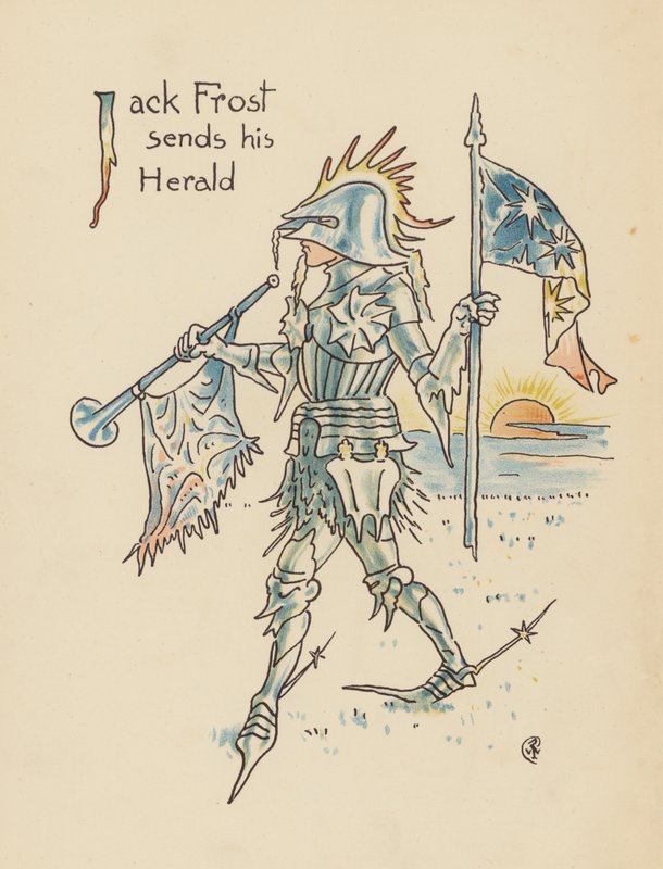Ilustración de Leyendas para Lionel de Walter Crane (litografía en color) de Walter (after) Crane
