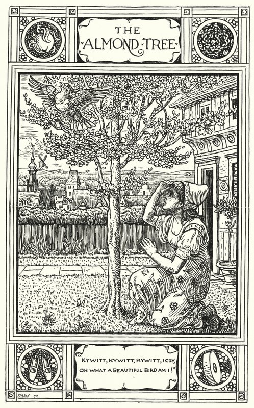 El Almendro (grabado) de Walter (after) Crane