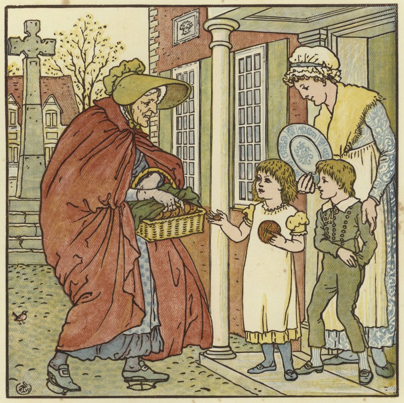 Hot Cross Buns de Walter Crane