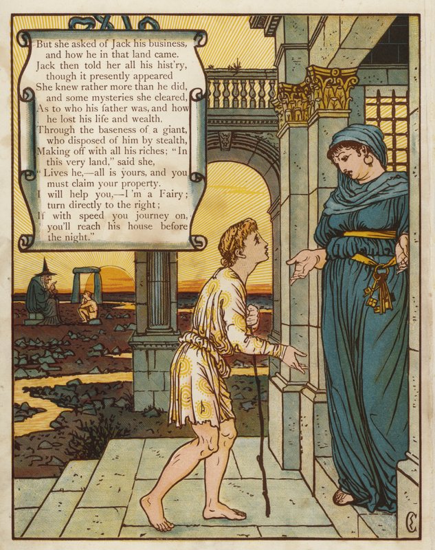 Jack y las habichuelas mágicas de Walter Crane