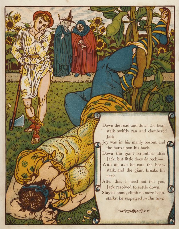 Jack y las habichuelas mágicas de Walter Crane