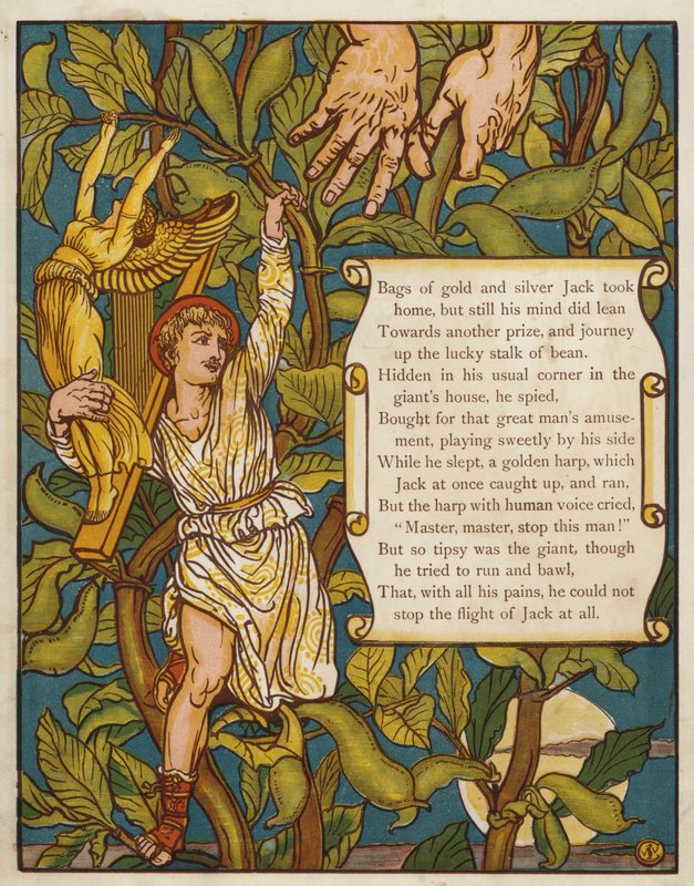 Jack y las habichuelas mágicas de Walter Crane