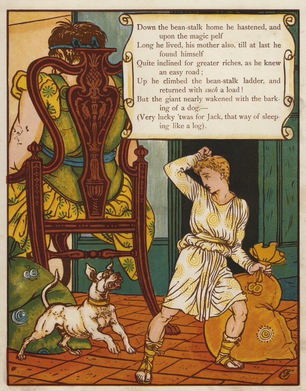 Jack y las habichuelas mágicas de Walter Crane