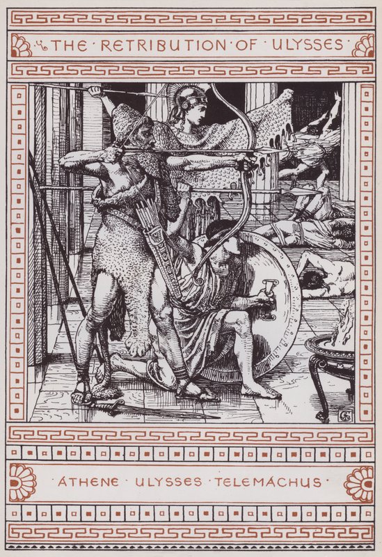 La retribución de Ulises de Walter Crane