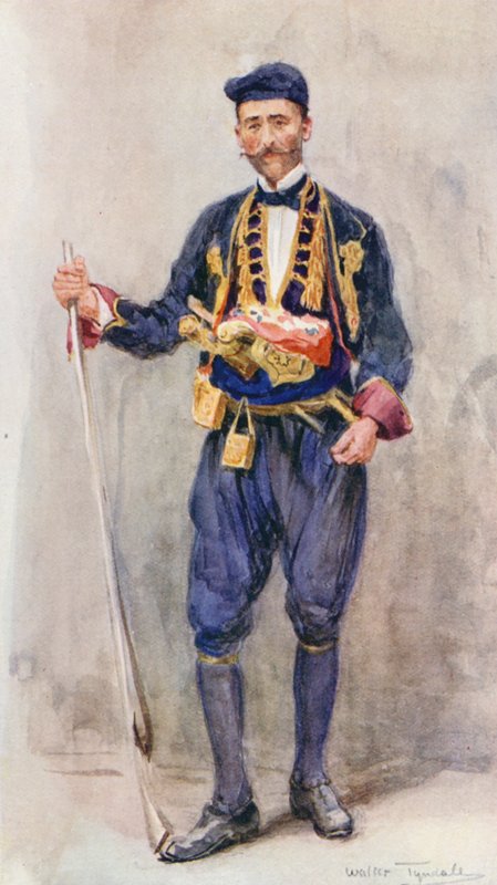 Un miembro de la "Marinarezza" (litografía en color) de Walter Frederick Roofe Tyndale