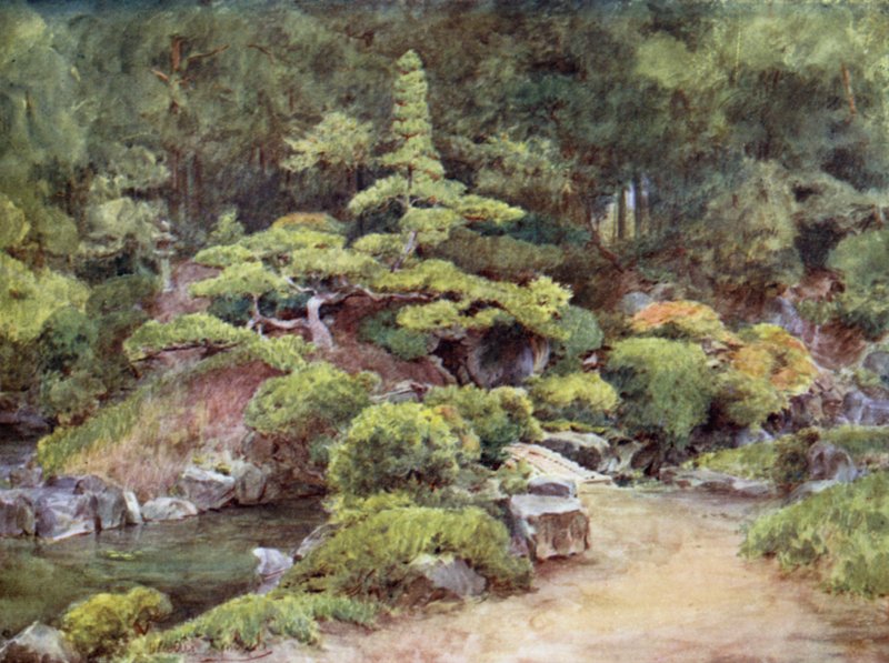 Jardín del templo budista, Kofu de Walter Frederick Roofe Tyndale
