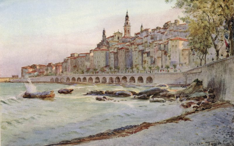 Mentone, desde Garavan de Walter Frederick Roofe Tyndale