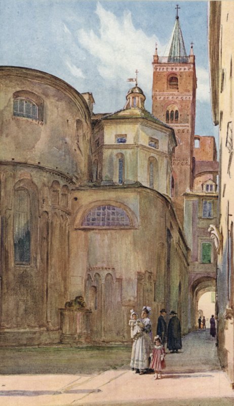 Iglesia románica, Albenga, Italia de Walter Frederick Roofe Tyndale