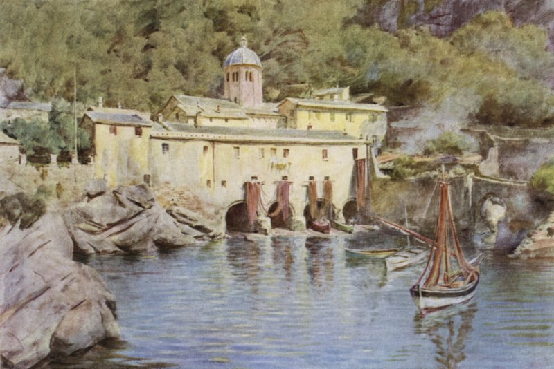 San Fruttuoso, Portofino, Italia de Walter Frederick Roofe Tyndale
