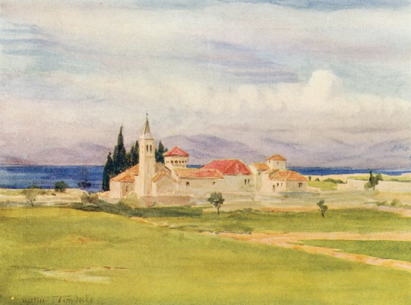 San Francesco, cerca de Spalato (litografía en color) de Walter Frederick Roofe Tyndale