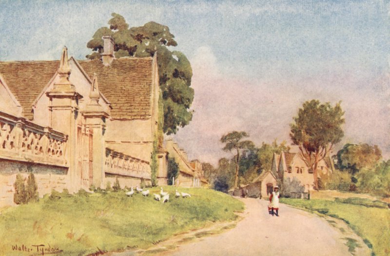 Wessex: Claverton Manor, cerca de Bath (litografía en color) de Walter Frederick Roofe Tyndale