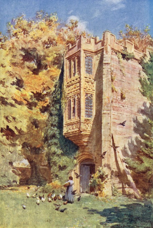 Wessex: La puerta de Cerne Abbas (litografía en color) de Walter Frederick Roofe Tyndale