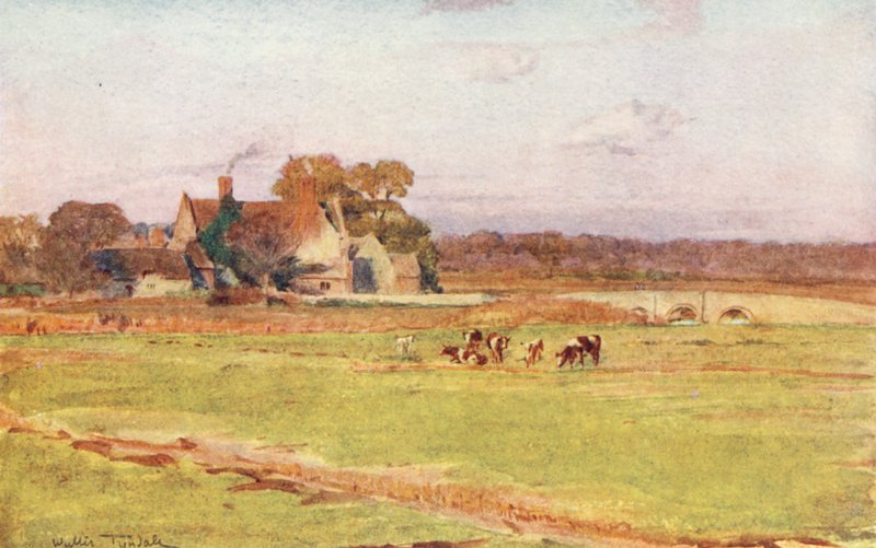 Wessex: Wool Manor House (litografía en color) de Walter Frederick Roofe Tyndale